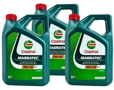 Castrol Magnatec Diesel 5W-40 DPF 3x4 Liter