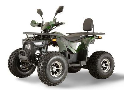 Elektro Quad Kinderquad ATV Hunter 60V 1500 Watt Deluxe 8 Zoll Alu grün Camo