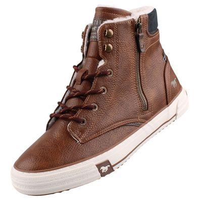 Mustang Herren High Top Sneaker Braun 4172604/3