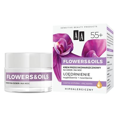 AA Blumen & Öl 55+ Anti-Aging Creme, 50ml