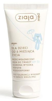 Ziaja MED Kinder Sonnencreme Gesicht LSF50 50ml