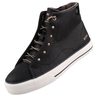 Mustang Damen High-Top Sneaker Schwarz 1501501/9