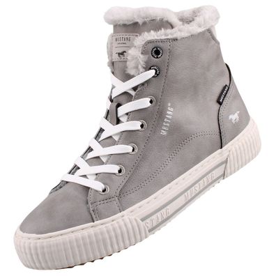 Mustang Damen High Top Sneaker Grau 1442601/2