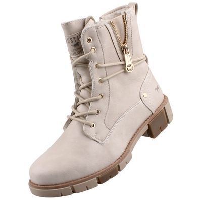 Mustang Damen Stiefelette gefüttert Ivory 1443602/243