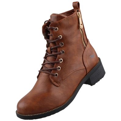 Mustang Damen Stiefelette Cognac 1402502/307