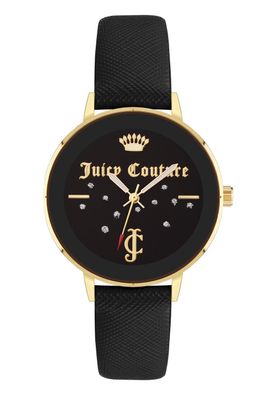 Juicy Couture Uhr JC/1264GPBK Damen Armbanduhr Gold