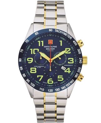 Swiss Alpine Military Combat Light Chrono SAM7047.9145 Herrenuhr Alpine by Grovana