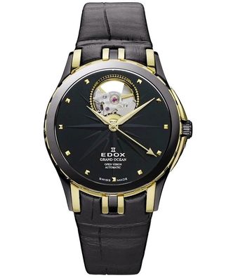 EDOX Automatic Grand Ocean Open Heart 85012-357JN-NID Frauenuhr Grand Ocean Open Hear