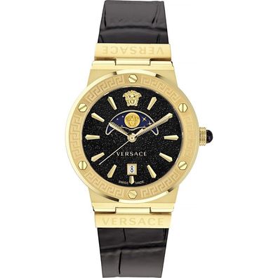 Versace Greca Logo Moonphase VE7G00123 Frauenuhr Greca Logo Moonphase