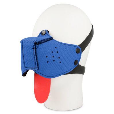 OHMAMA FETISH DOG MUZZLE - BLUE