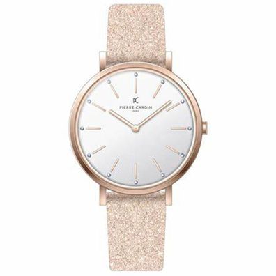 Pierre Cardin Uhr CBV.1112 Belleville Glam Damen Armbanduhr Rosé Gold