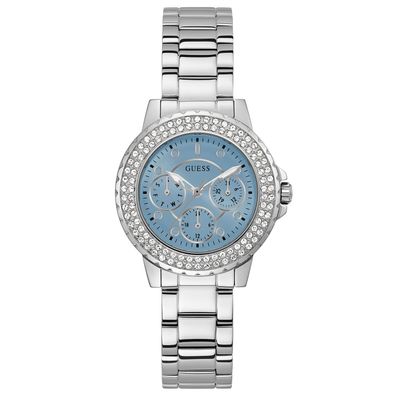 Guess Uhr GW0410L1 Damen Armbanduhr Silber