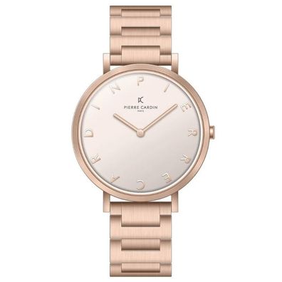 Pierre Cardin Uhr CBV.1122 Belleville Tribute Damen Armbanduhr Rosé Gold