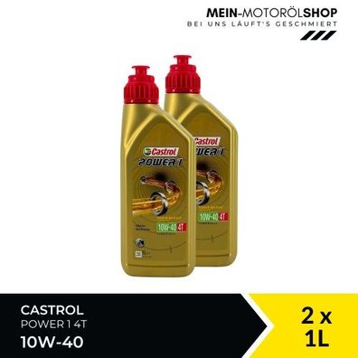 Castrol Power 1 4T 10W-40 2x1 Liter