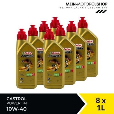 Castrol Power 1 4T 10W-40 8x1 Liter