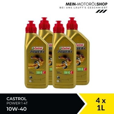 Castrol Power 1 4T 10W-40 4x1 Liter