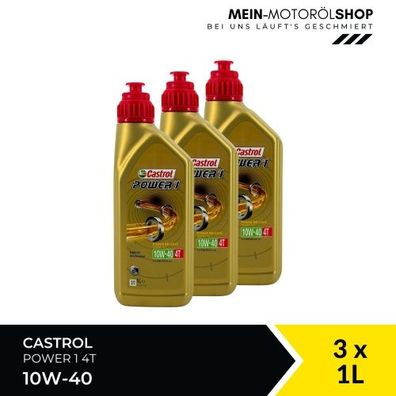 Castrol Power 1 4T 10W-40 3x1 Liter