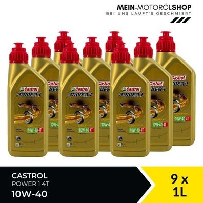 Castrol Power 1 4T 10W-40 9x1 Liter