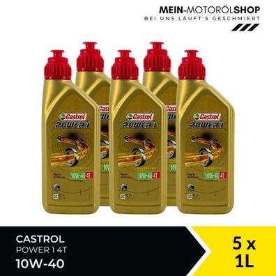 Castrol Power 1 4T 10W-40 5x1 Liter