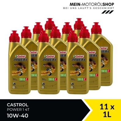 Castrol Power 1 4T 10W-40 11x1 Liter