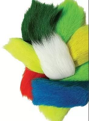 Rehaar in verschiedenen Farben