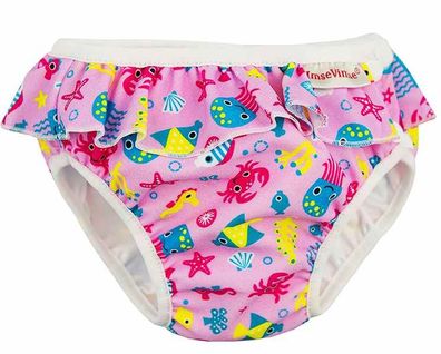 Imse Vimse Schwimmwindel, Badewindel, Aquawindel, Babybadehose Pink Sea