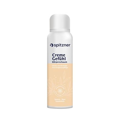 Spitzner Körperschaum Creme Gefühl 200 ml Pflegeschaum Körperpflege 100Prozent vegan