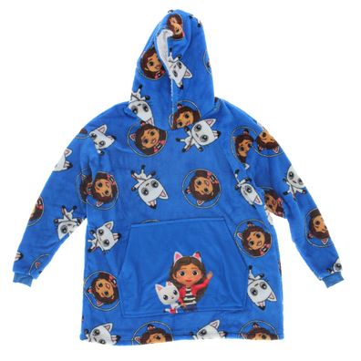 Gabby's Dollhouse Warm Kinder Decke Hoodie mit Kapuze 70x58cm