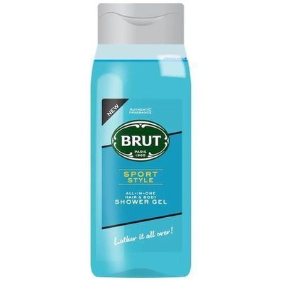 Brut Sport Style Körper- und Haarwaschgel, 500ml