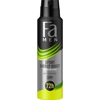 Fa Men Sport Energy Boost Antitranspirant Spray, 150ml