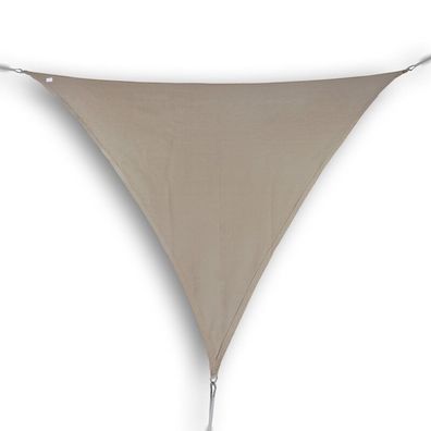 hanSe® Marken Sonnensegel Dreieck 3x3x3 m taupe