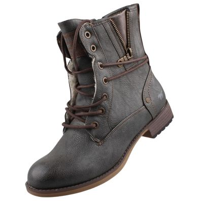 Mustang Damen Stiefelette gefüttert Grau 1139630/259