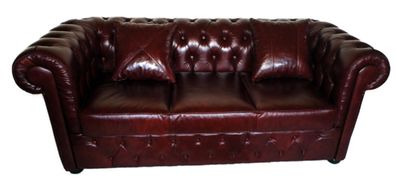 Chesterfield Sofa Couch Polster Designer 3 Sitzer Garnitur Sofas Neu Chester 5