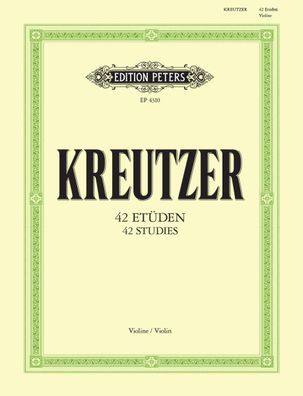 42 Etüden (Capricen): für Violine Solo, Rodolphe Kreutzer