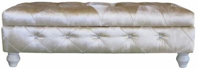 Chesterfield Truhe Chaiselongues Liege Kristalle Hocker Leder Sessel Textil Neu