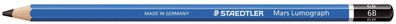 12x Staedtler® 100-6B Bleistift Mars® Lumograph® - 6B, blau