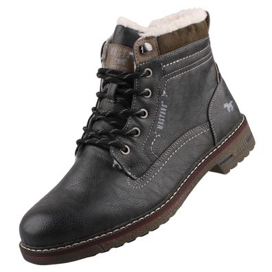 Mustang Herren Stiefel gefüttert Graphit 4201602/259