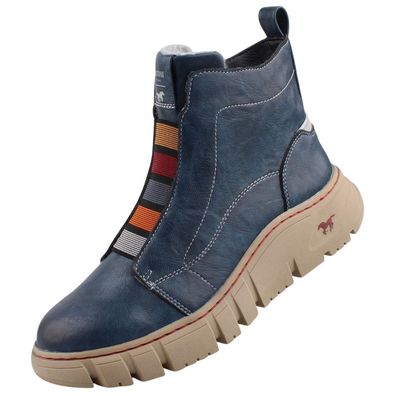 Mustang Damen Stiefelette Blau 1499606/8