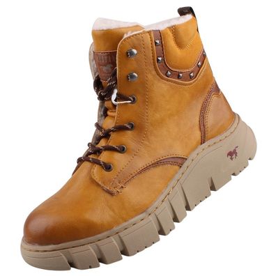 Mustang Damen Stiefelette gefüttert Gelb 1499601/6