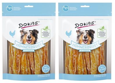 DOKAS - Hühnerbrust in Streifen 2er Pack (2 x 250g)