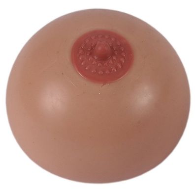 XXL Anti Stressball in Busenform mit Nippel Entspannung Knetbusen JGA Party ()