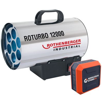 Rothenberger Industrial Heizkanone Roturbo 12000 mit Piezo inkl. Bluetooth