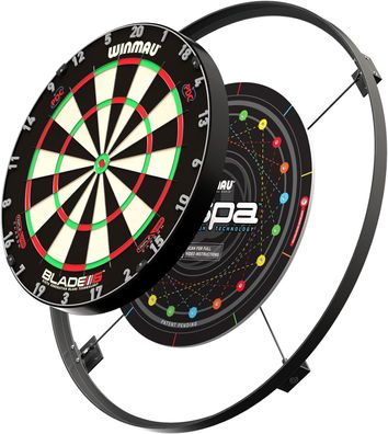 Winmau Set Wispa Schallschutz System + Blade 6 Triple Core Carbon | Dartscheibe