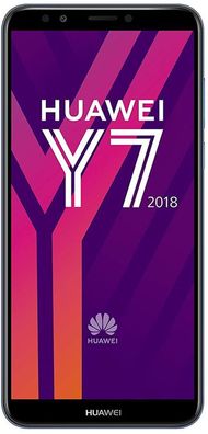 Huawei Y7 (2018) 16GB Dual-SIM Blue - Sehr Guter Zustand ohne Vertrag DE Händler