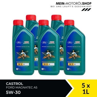 Ford Castrol Magnatec 5W-30 A5 5x1 Liter