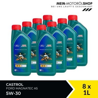 Ford Castrol Magnatec 5W-30 A5 8x1 Liter