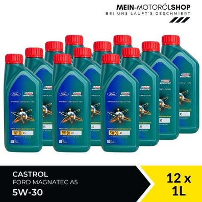 Ford Castrol Magnatec 5W-30 A5 12x1 Liter