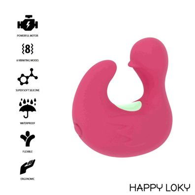 HAPPY LOKY Duckymania Rechargeable Silicone Stimulator FINGER