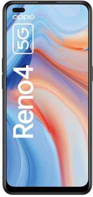 Oppo Reno 4 5G 128GB Dua-SIM Space Black - Neuwertiger Zustand DE Händler