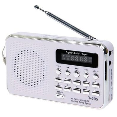 Mini-Radio, USB, TF-Karte, AUX-Audiokabel, Kopfhörer